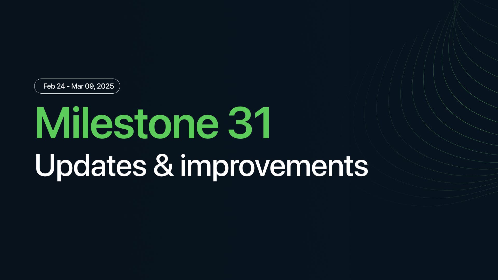 Milestone M31 - enhanced security, stack 25, KubeProxy API server and more